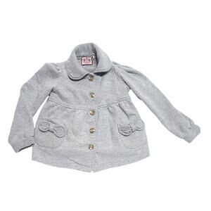Juicy Couture gray cotton jacket girl's size small